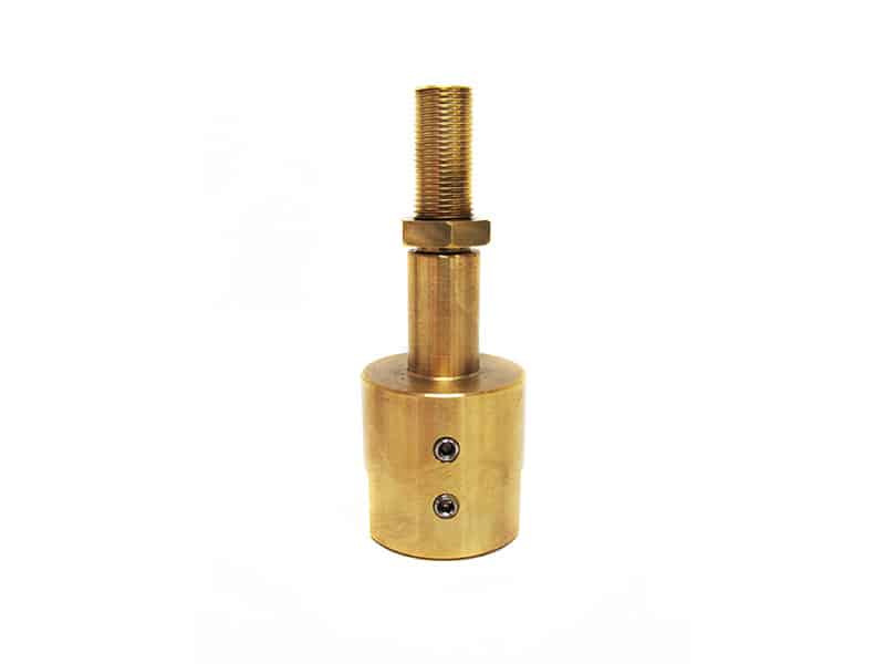 V40-559 - Martin 500 Brass Pump Shaft w/Nut & Set Screws